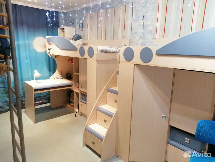 Мебель для детской комнаты, двухъярусная кровать