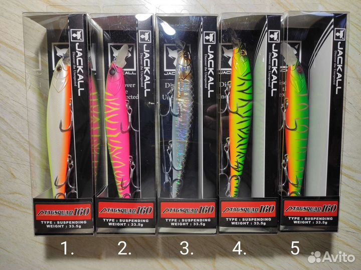 Воблеры Jackall Mag Squad 160SP