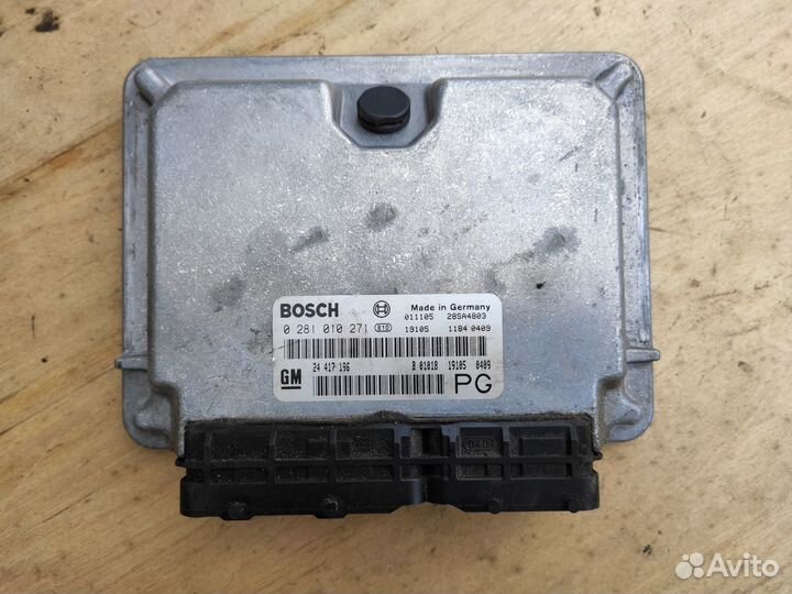 Эбу Y22DTR 24417196 PG на Опель Вектра Б