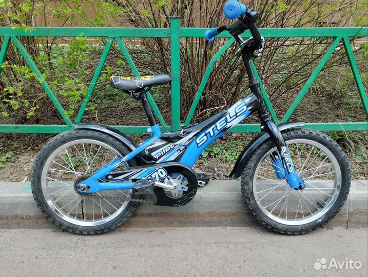 Детский двух колёсный велосипед stels pilot