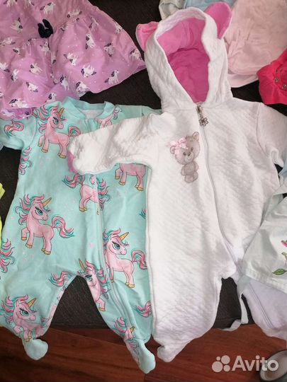 Пакет вещей на девочку 74-80