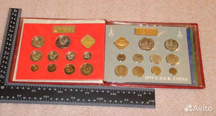 Редкие наборы монет СССР 1977-1980 Олимпиада
