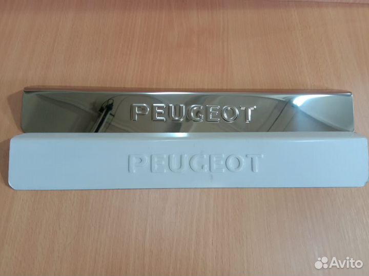 Накладки на пороги Peugeot Boxer (нержавейка)