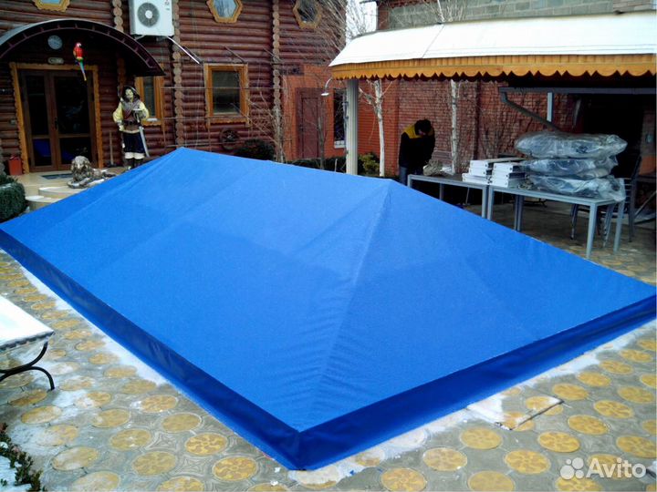 Тентовое покрытие для бассейнов из ткани пвх