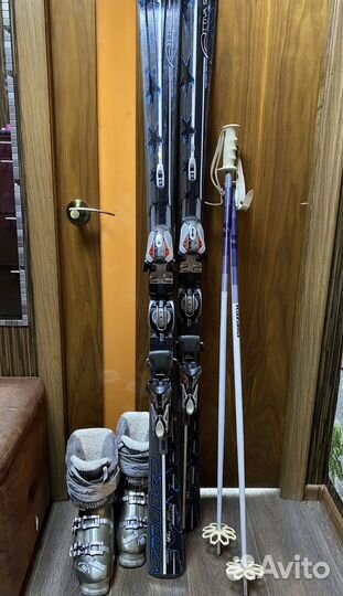 Горные лыжи volki и ботинки женские tecnica