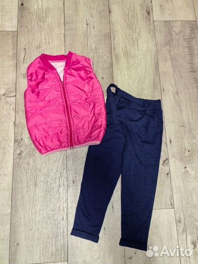 Жилетка брюки р. 104