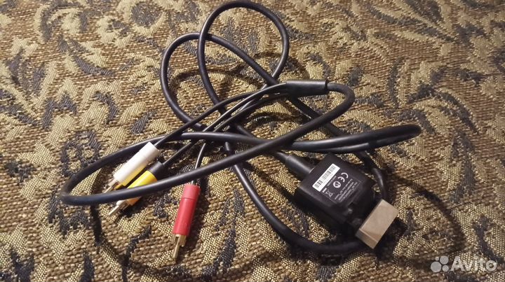 Кабель xbox - тюльпаны (RCA)