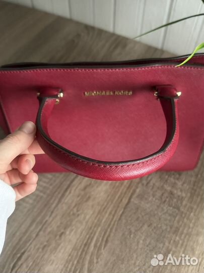 Сумка бордовая Michael Kors Selma