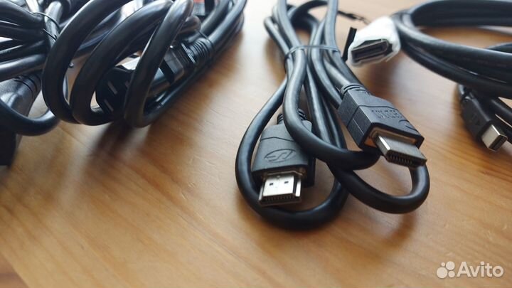 Кабели DisplayPort, mDP, hdmi, питания - новое