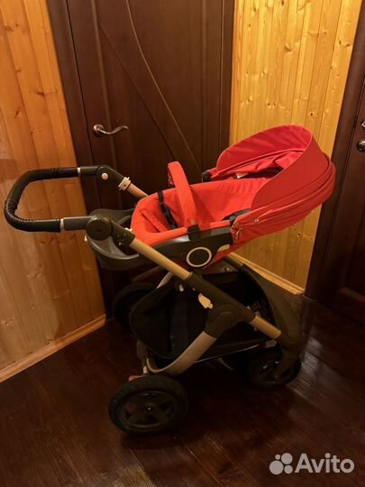 Koляcкa stоkkе trailz 2 в 1 Красная