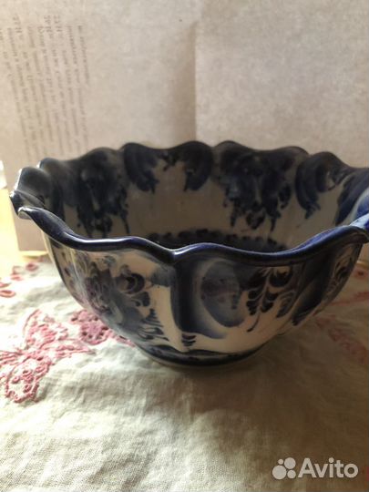 Гжель скульптура,автор Лобова,Новикова