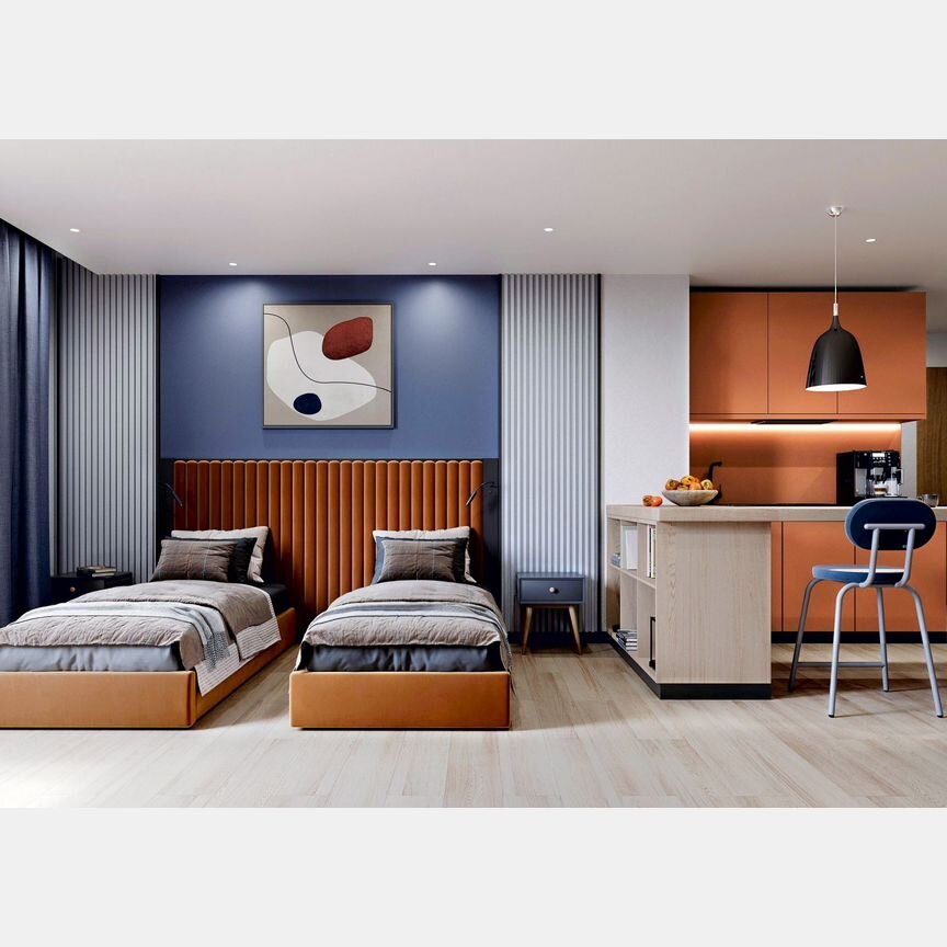 Апартаменты-студия, 35 м², 8/14 эт.