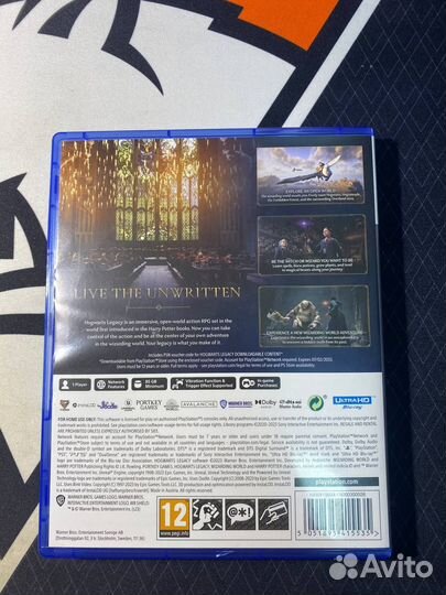 Hogwarts legacy ps5 диск