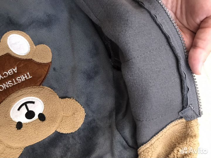 Костюм тройка на флисе детский 98-104