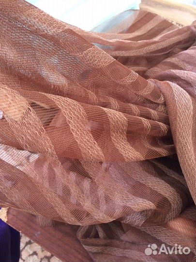 Отрезы шторных тканей (остатки)