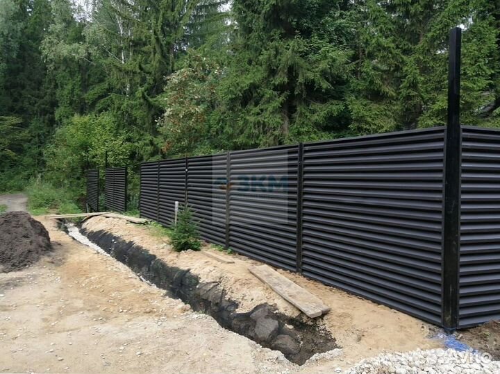 Забор жалюзи