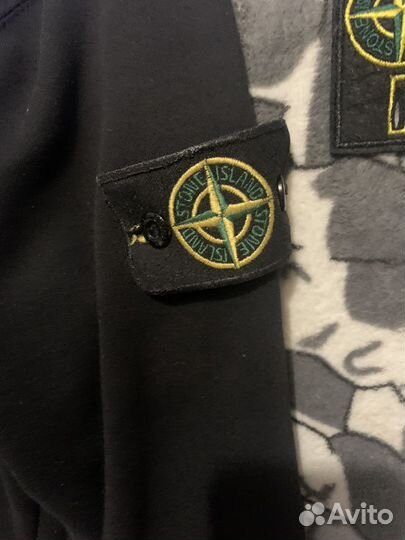 Stone island свитшот черный