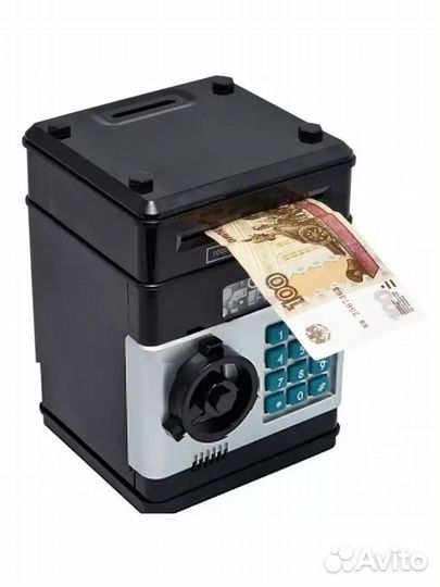 Копилка сейф для денег с паролем и музыкой