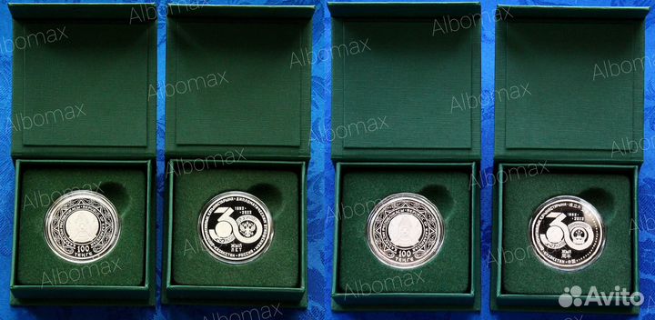 Казахстан 100 и 200 тенге 2021-2023гг в коробках