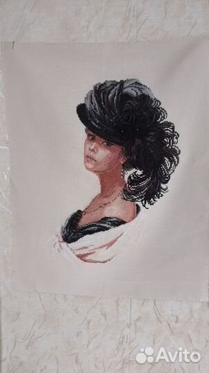 Вышивка крестом остатки набора Бархатный вечер