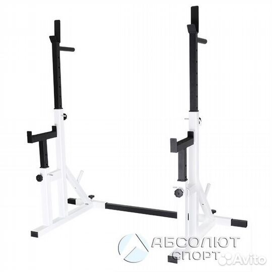 Стойка для штанги с подстраховкой цвет белый