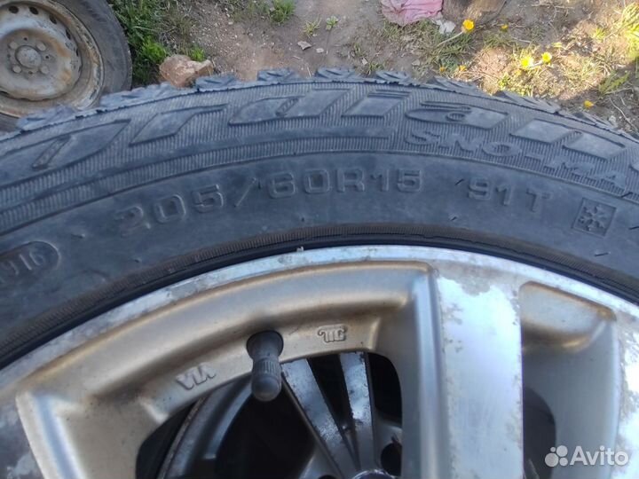 Литые диски r15 4x108 с зимней резиной