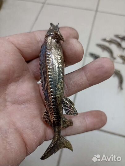 Осетр бронзовый.винтаж
