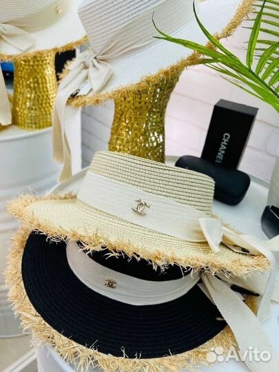 Шляпа плетеная женская