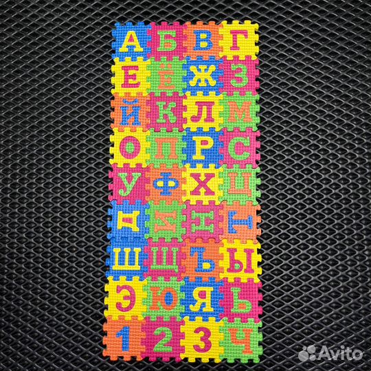 Развивающий мини коврик -пазл