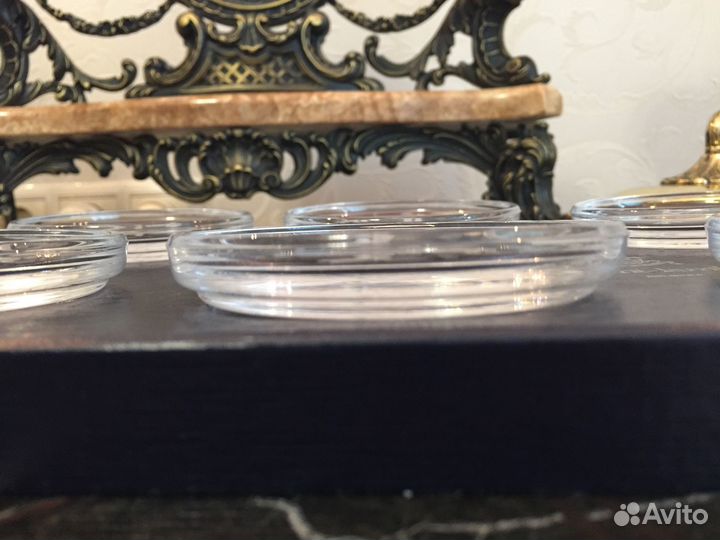 Набор хрустальных розеток (мелочниц) Val-saint-lam