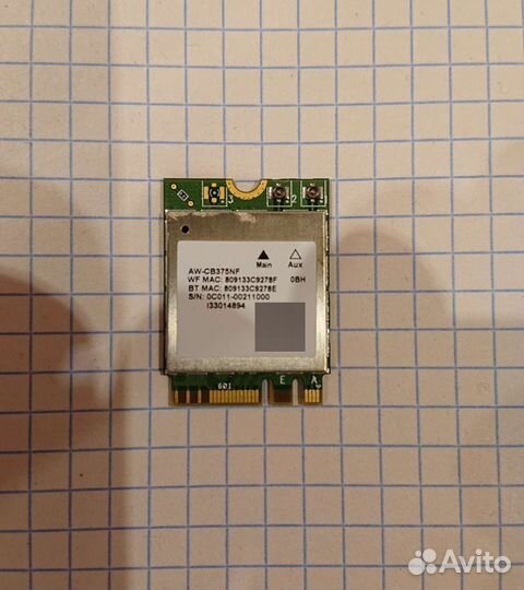 Wi-Fi Bluetooth модуль для ноутбука