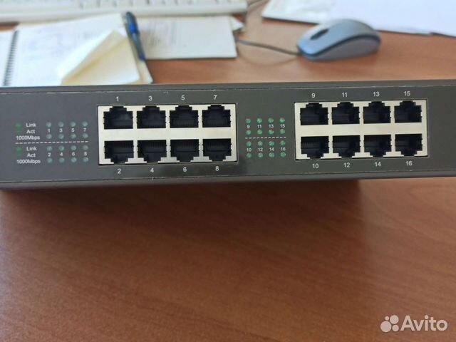 Коммутатор TP-Link TL-SG1016D