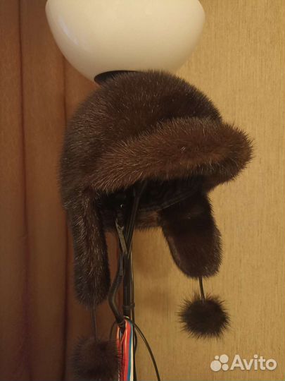 Шапка норковая женская