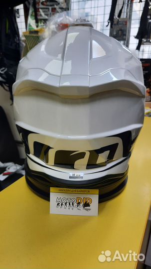 Мотошлем кросс Airoh Strycker Color White Gloss