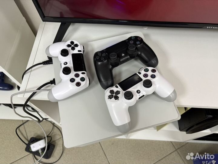 Sony playstation 4 slim белая HEN 11.00