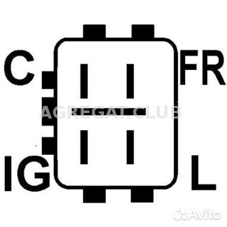 Генератор 90Amp krauf ALN7260UX