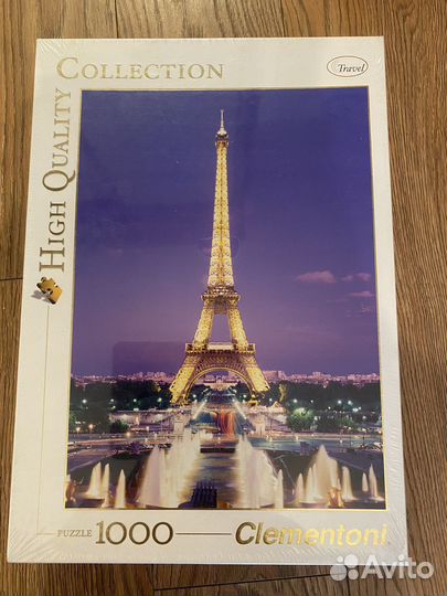 Пазлы 1000 дет.,Париж,Эйфелева башня,в пленке