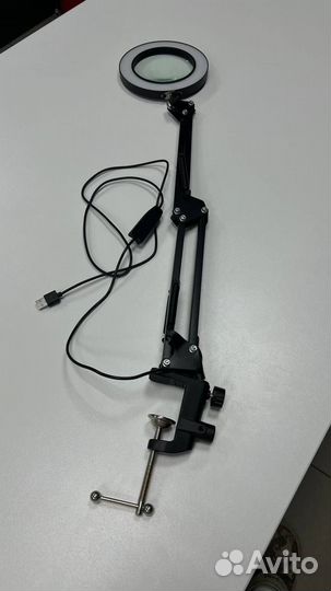 Настольная лампа-лупа, светодиодная LED