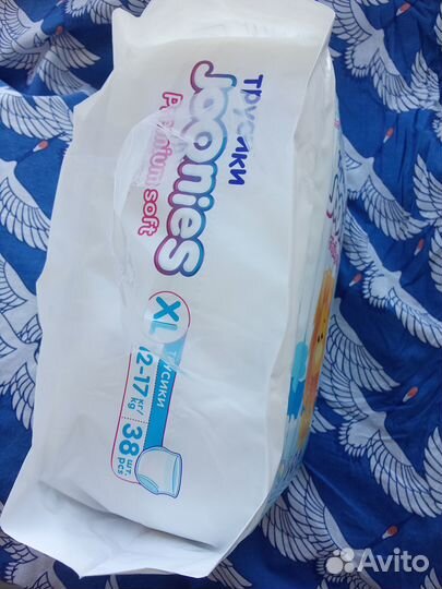 Подгузники трусики Joonies Premium Soft XL