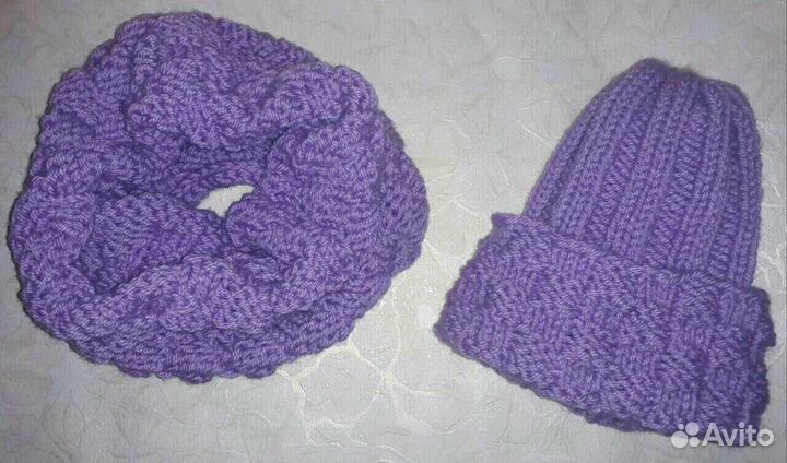 Шапка и снуд новые