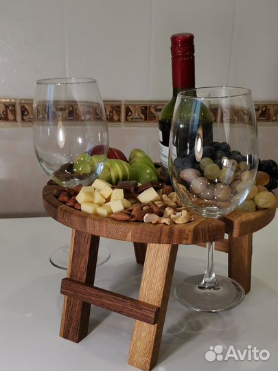 Винный столик менажница