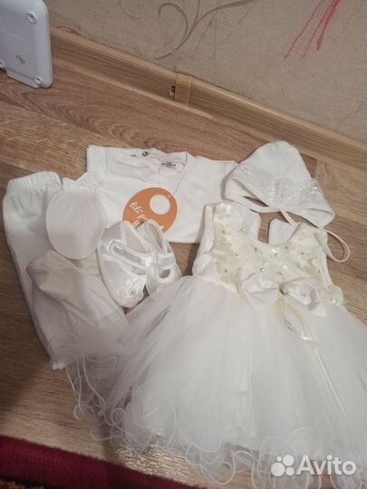Платье для новорожденной 62 новый