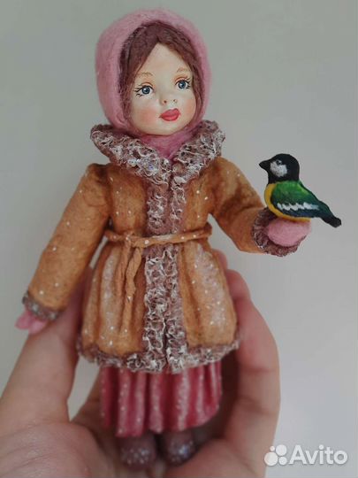 Ватные елочные игрушки новые