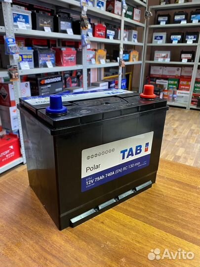 Аккумулятор 75 Ач Tab Asia на Infiniti Kia Hyundai