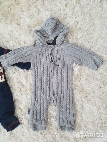 Вязаный осенне/весенний коминезон