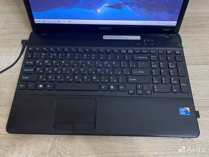 Ноутбук sony vaio