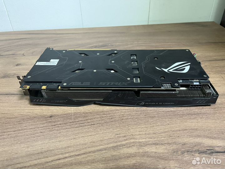 Видеокарта asus Strix 1070 8gb