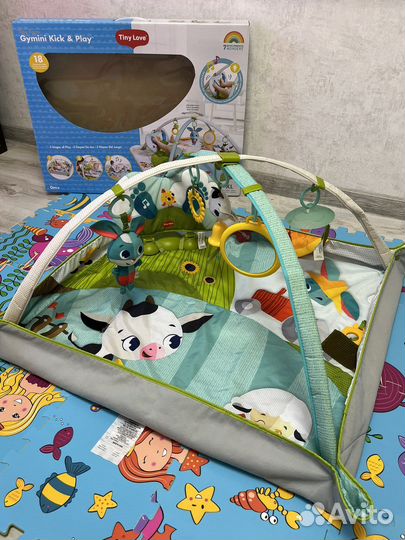Развивающий коврик tiny love ферма большой