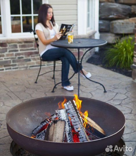 Костровая чаша, сталь, 800 мм, толщ 6 мм