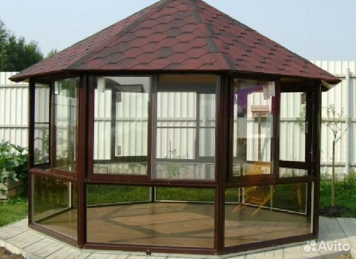 Остекление беседок
